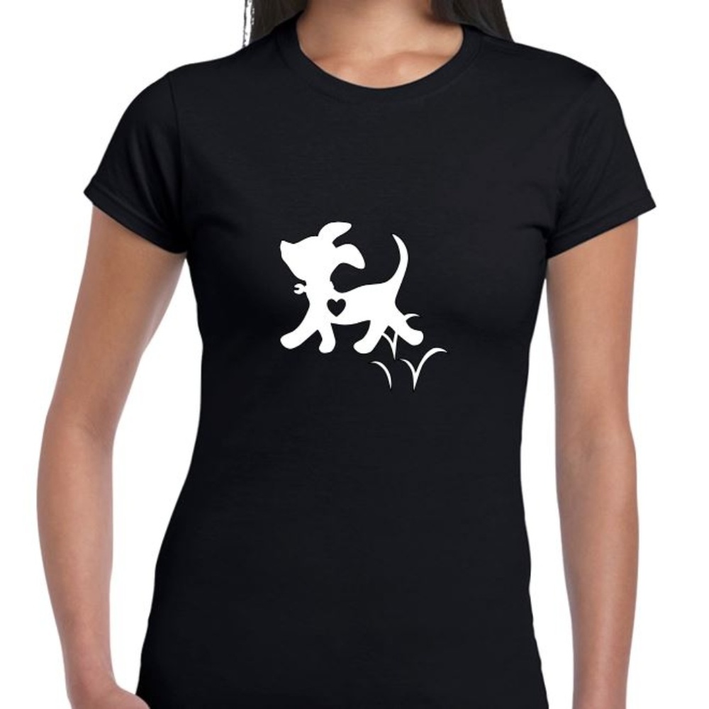 Reflective Or Glow In The Dark Dog Tee - Picture 2 of 5